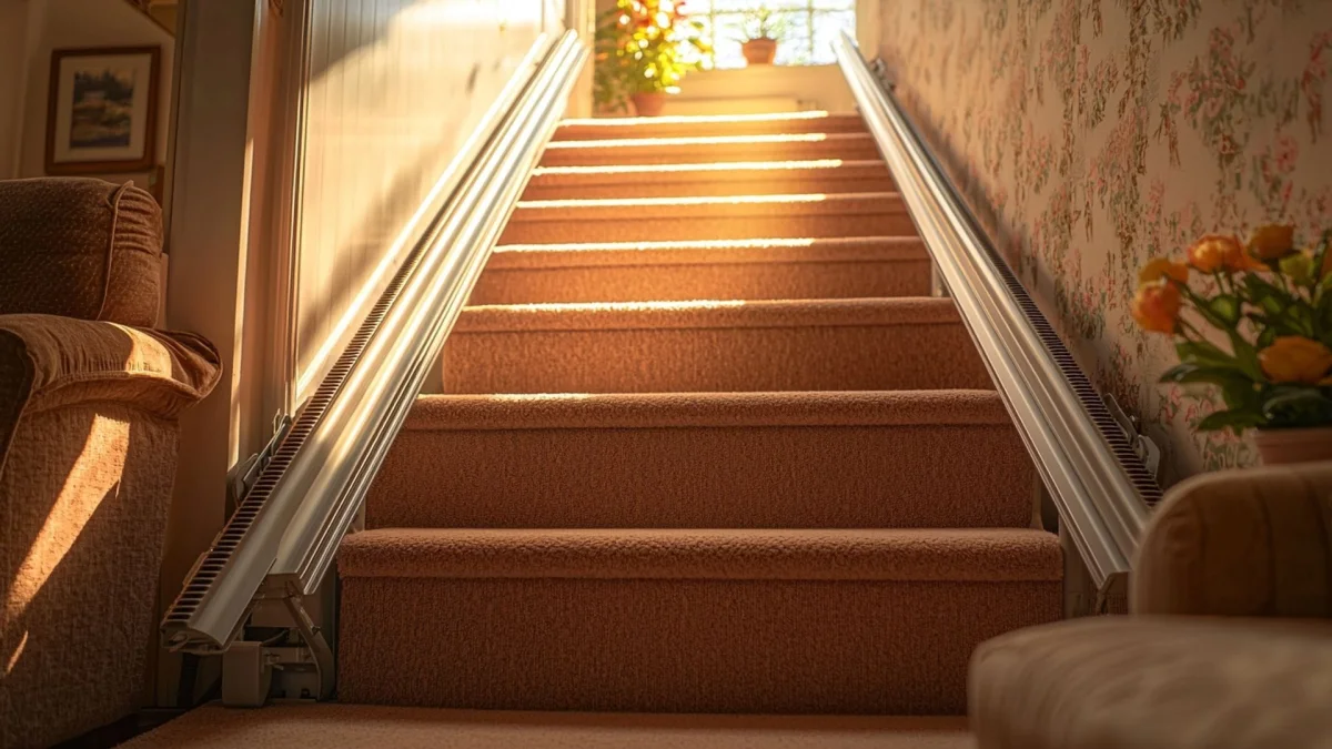 Rail monte-escalier : le guide complet pour choisir le modèle adapté à votre escalier