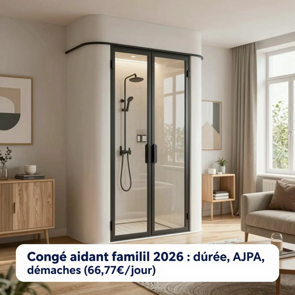 Congé aidant familial 2026 : durée, AJPA, démarches (66,77€/jour)