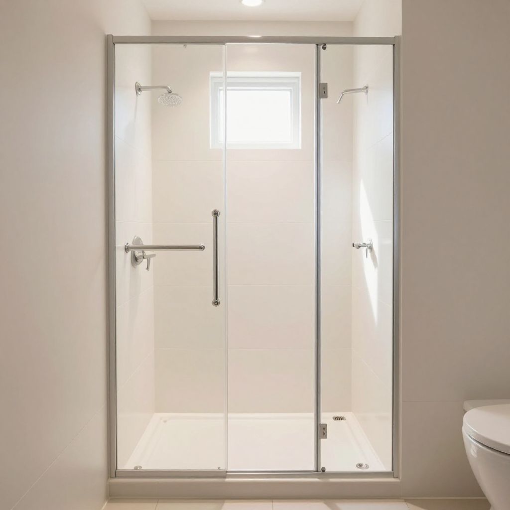 Comment amenager une salle de bain pour senior : guide complet 2026 1 Salle de bain senior accessible avec douche italienne et barres de maintien