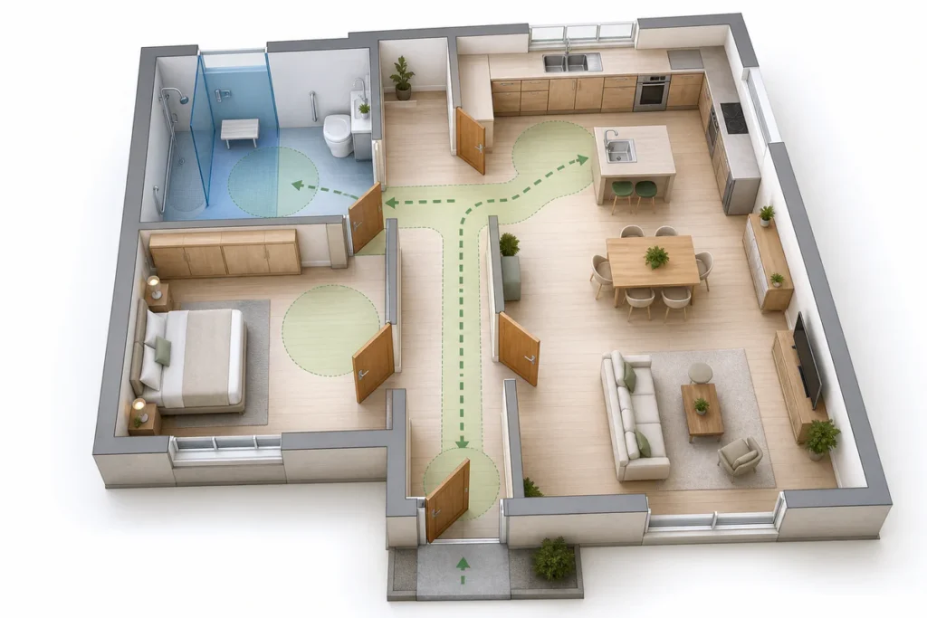 Plan maison PMR : les erreurs à éviter avant travaux